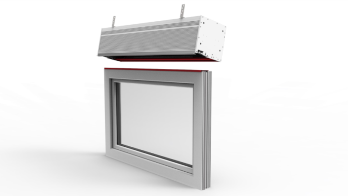 Uniwersalne profile adaptacyjne umożliwiające montaż żaluzji fasadowych na każdym oknie: PVC, drewnianym lub aluminiowym. Zapewnia szybki i prosty montaż fasadowych żaluzji w każdym budynku. Skrzynka żaluzji fasadowych montowana jest bezpośrednio na ramie okna i wraz z nim montowana we wnęce okiennej.